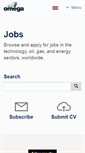Mobile Screenshot of jobs.omega.no